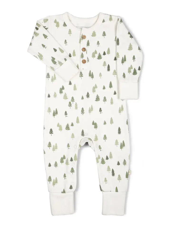 Organic Button Romper