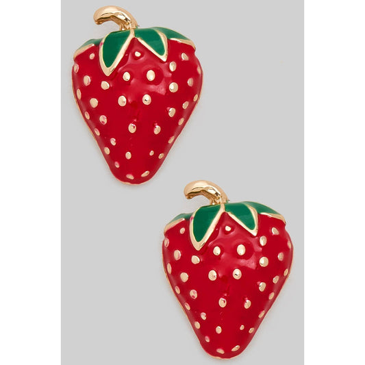 Strawberry Stud Earrings