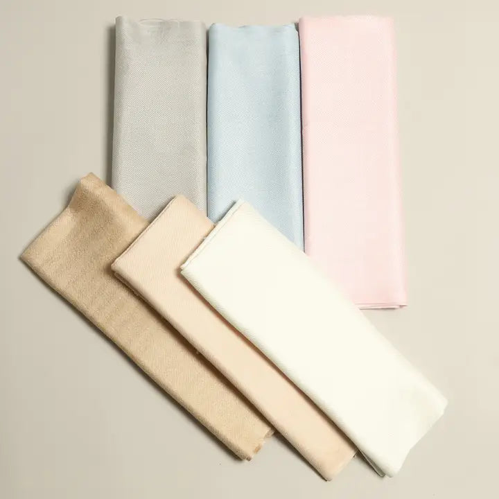 Plain Pashmina Shawl Scarf Wrap w/ Fringe