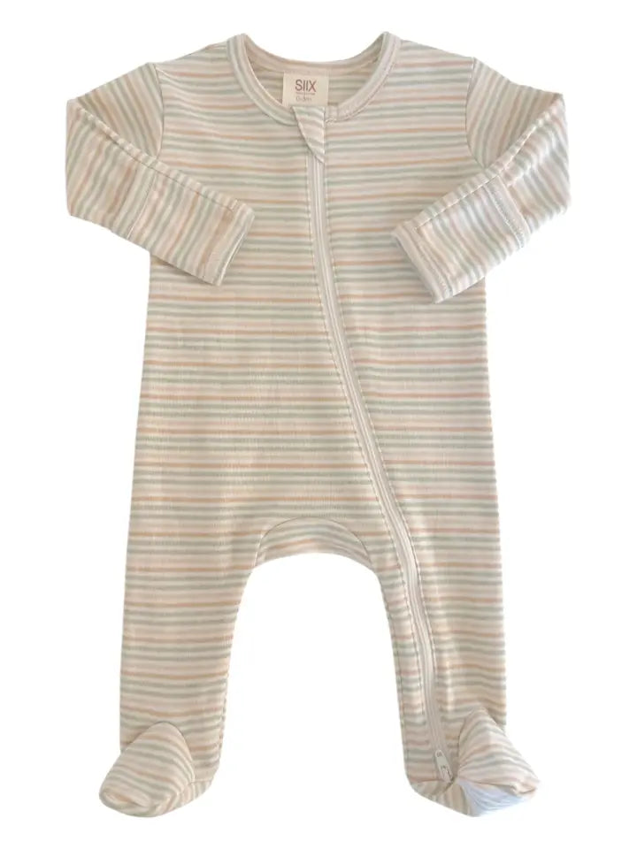 Organic 2-Way Zip Footies