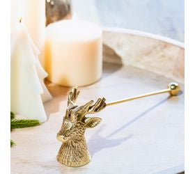 Gold Reindeer Snuffer