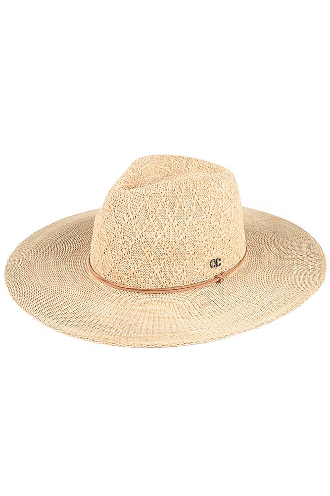 Packable Pattern Panama Hat