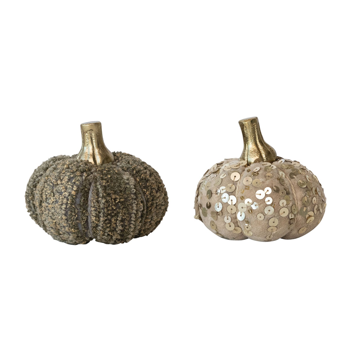 Handmade Sequin Pumpkins