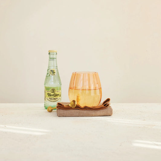 Stemless Pumpkin Wine Glass