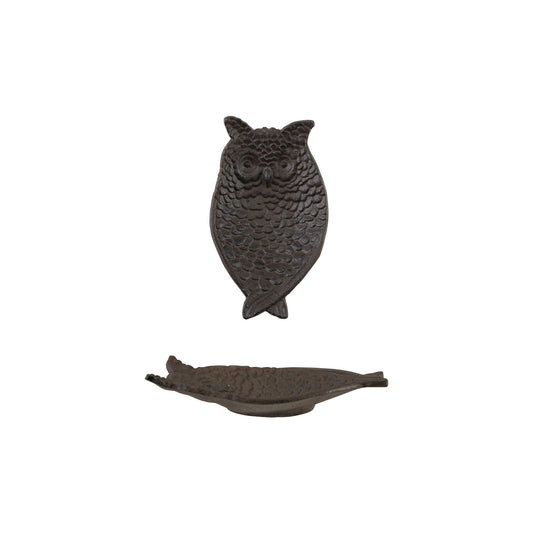 Cast Iron Owl Shaped Dish
