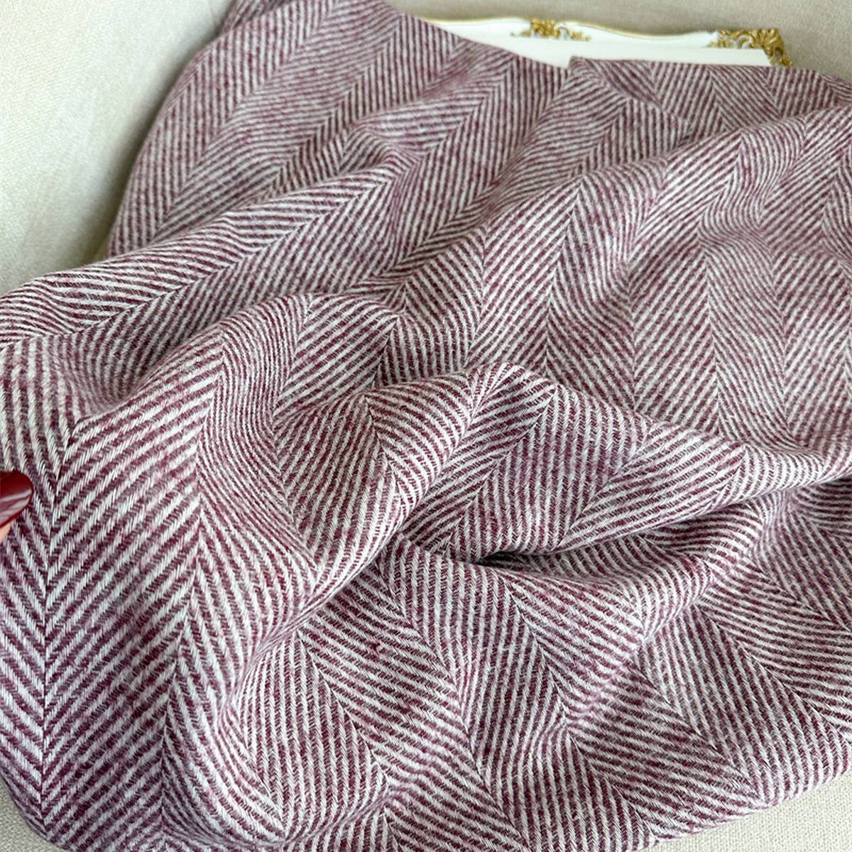 Cozy Water Ripple Wrap Scarf