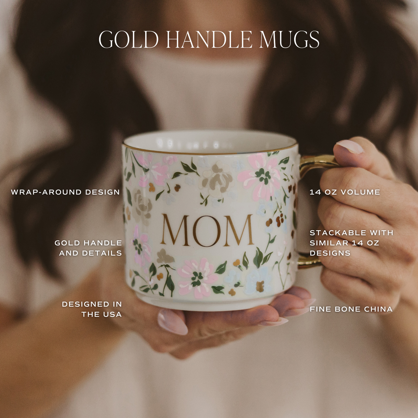 Gold Mom Mug