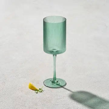 Malibu Ribbed Glassware Collection