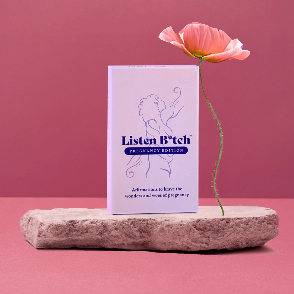 Listen B*tch Pregnancy Affirmation Cards