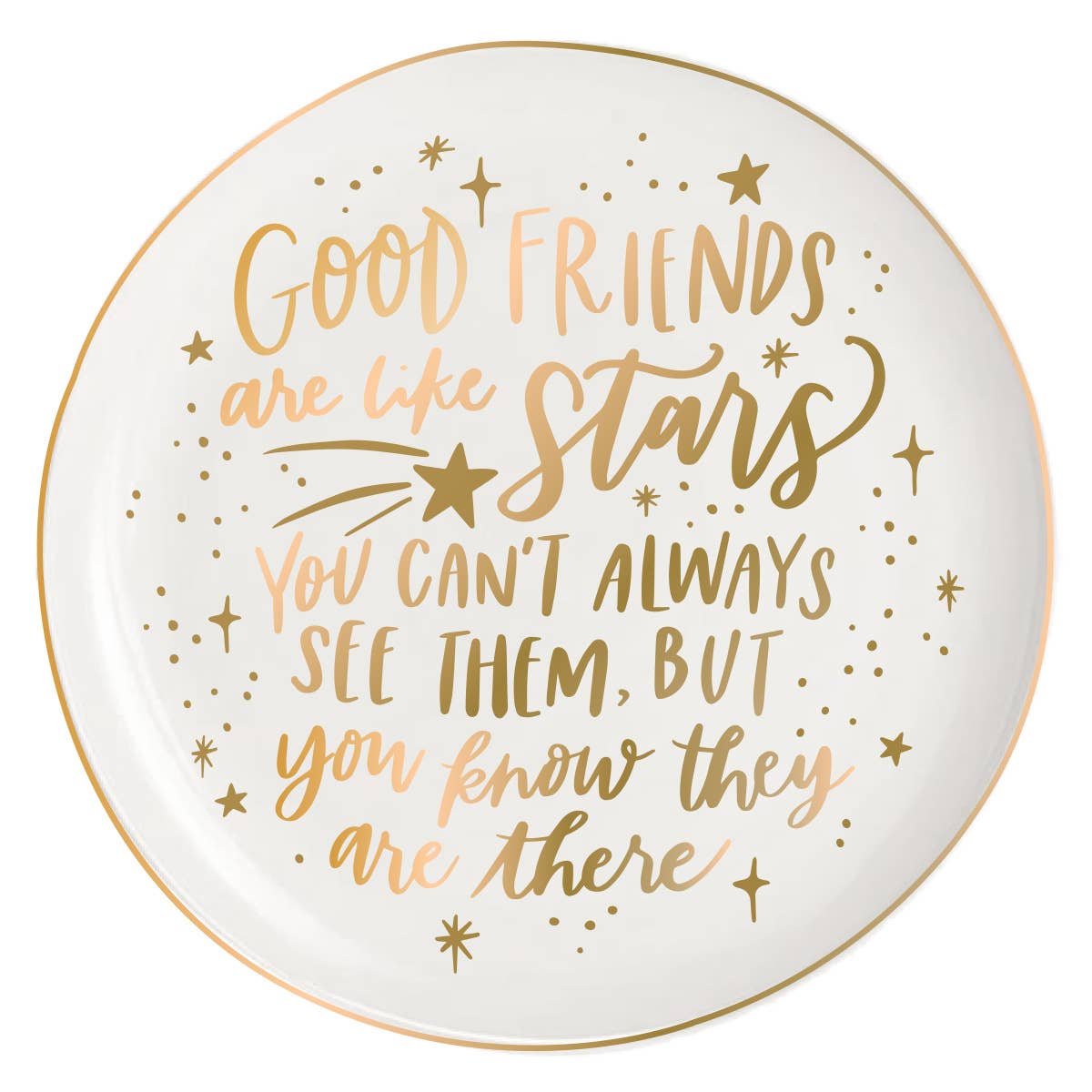 Good Friends Like Stars Trinket Tray