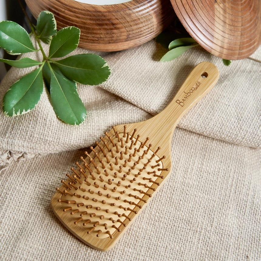 Bamboo Paddle Hairbrush