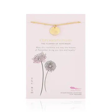 Birth Flower Necklaces