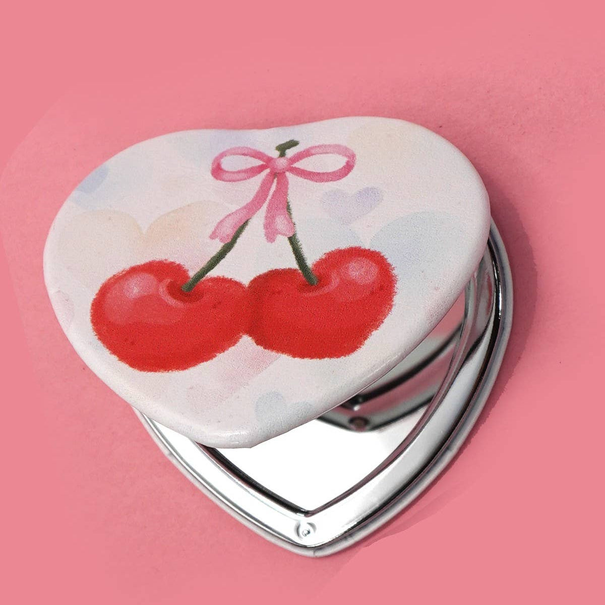 Travel Cherry Compact Mirrors