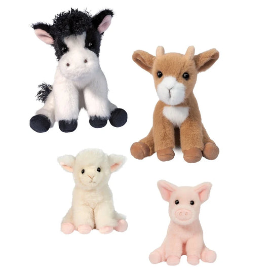 Mini Sitting Farm Animals
