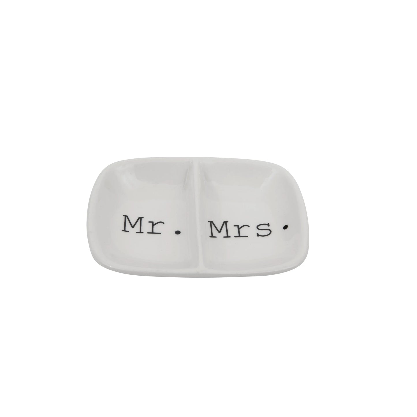 Mr. + Mrs. Ceramic Dish