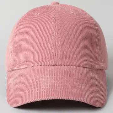 Corduroy Adjustable Baseball Cap