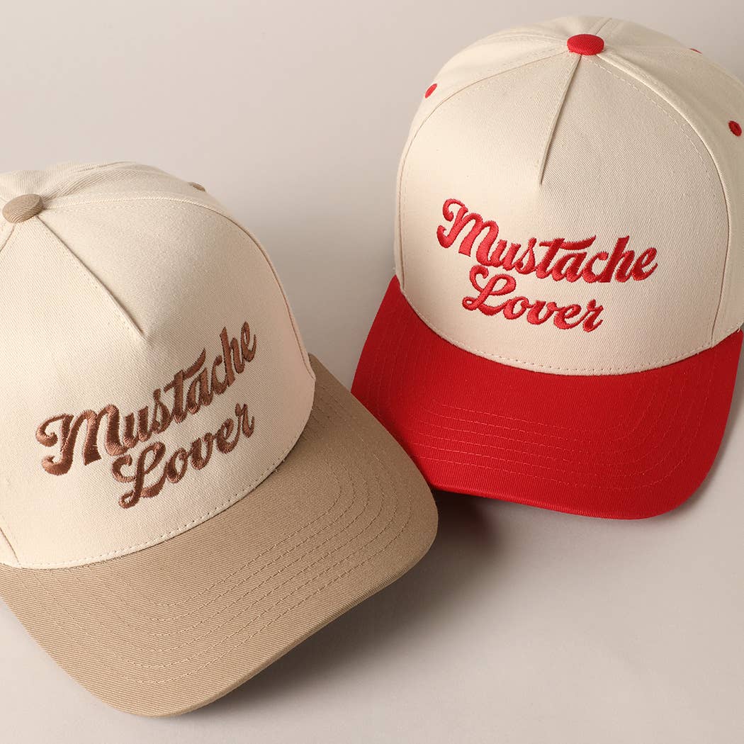 Mustache Lover Trucker Hat