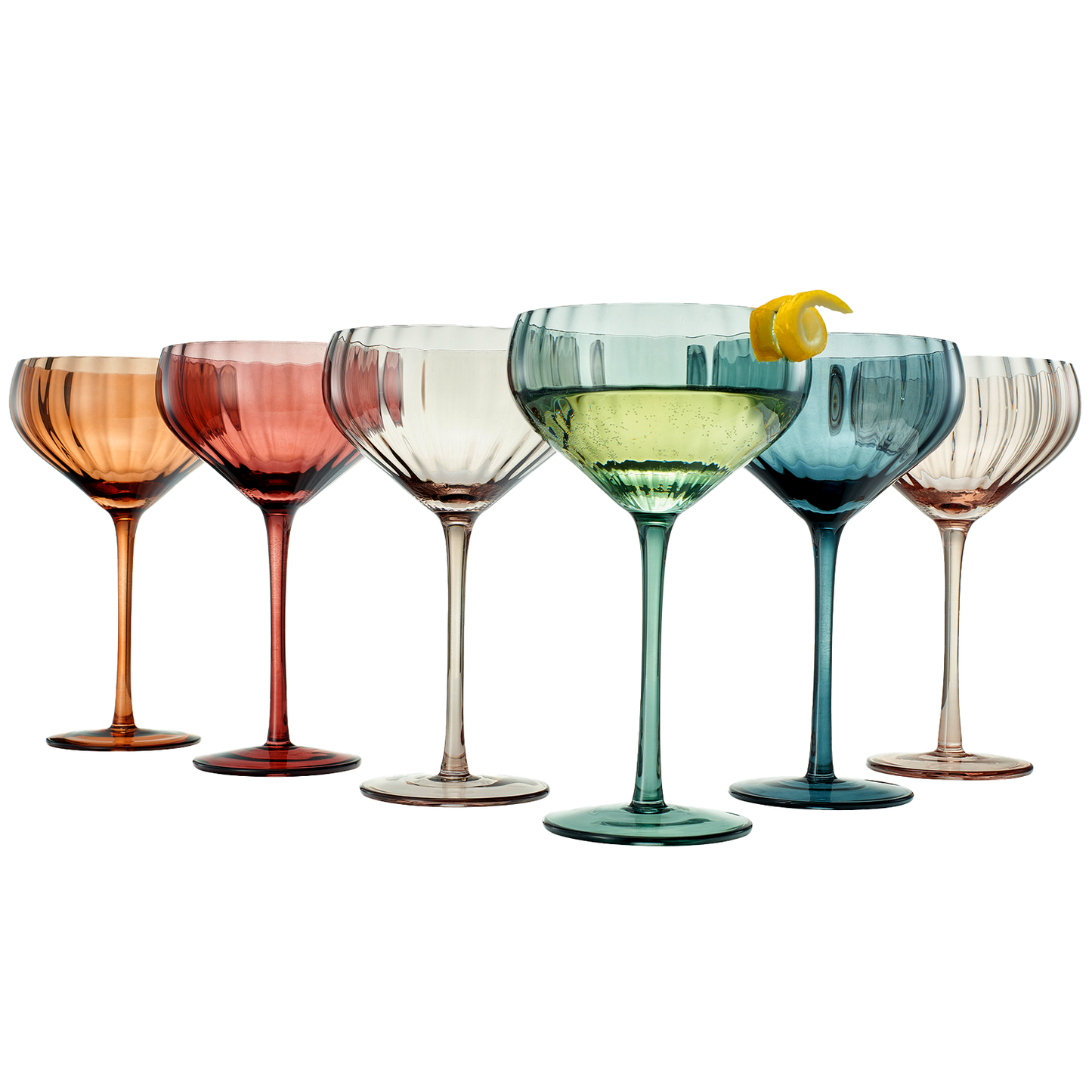 Vintage Tulip Shaped Coupe Glass