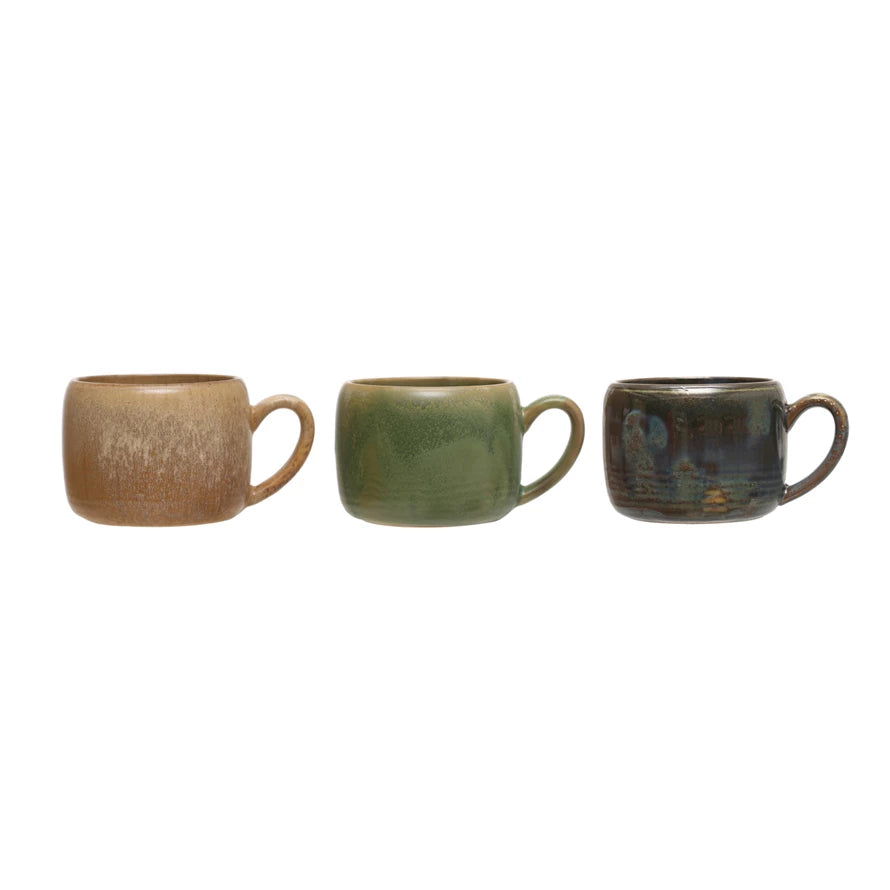 Glazed Stoneware Mugs