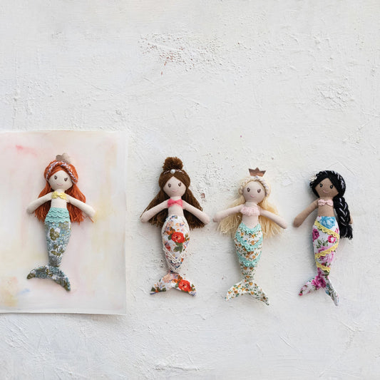 Fabric Mermaid Dolls