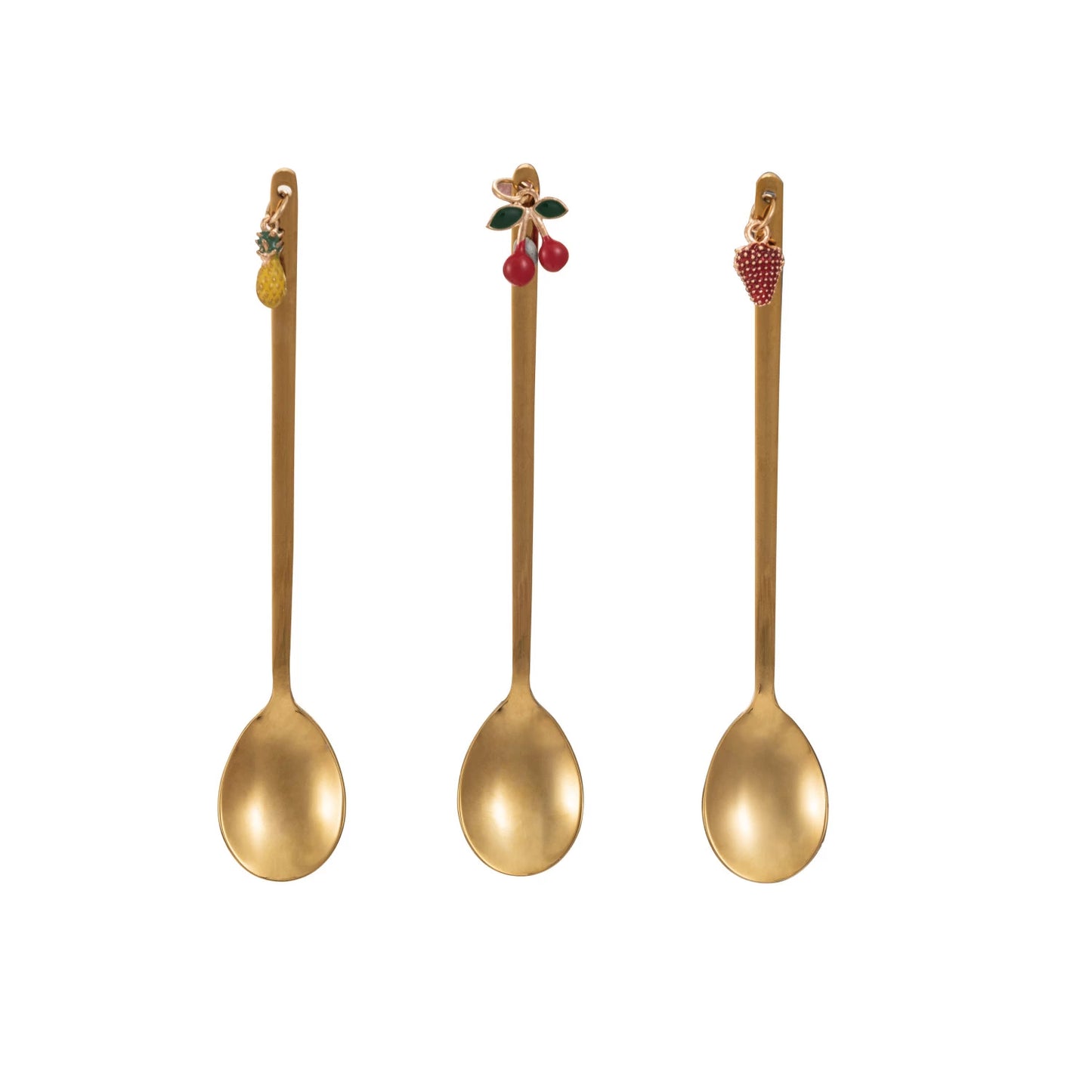 Cocktail Spoon w/ Fruit Charm