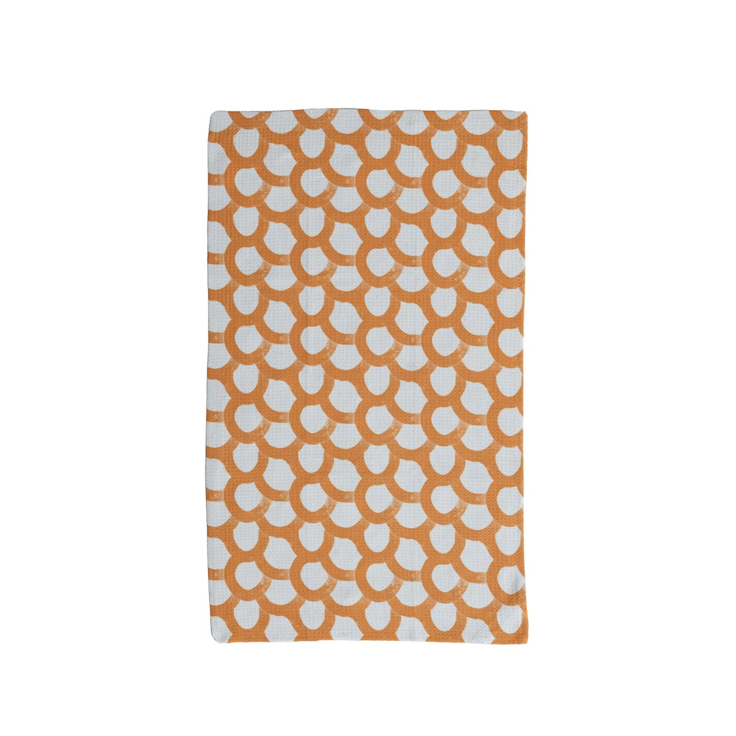 Honeycomb Pattern Recycled Microfiber Tea Towel