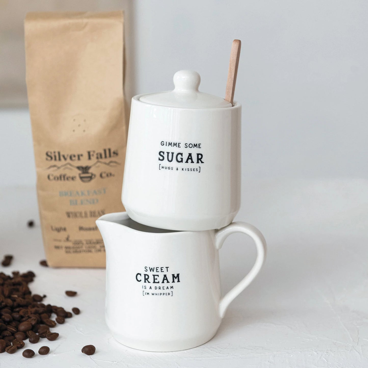 Sweet Creamer + Sugar Pot