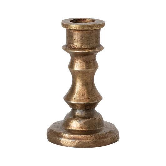Antique Brass Taper Holders