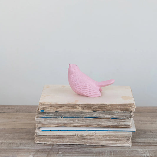 Hot Pink Cast Iron Bird