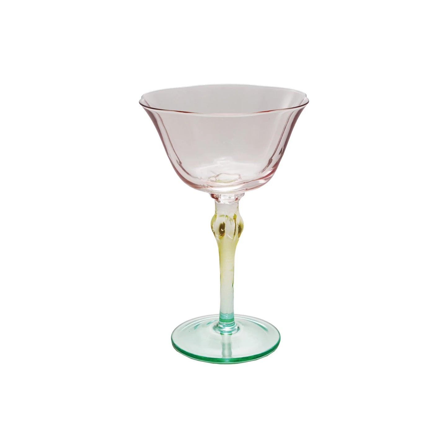 Hand Blown Tulip Wine Glass