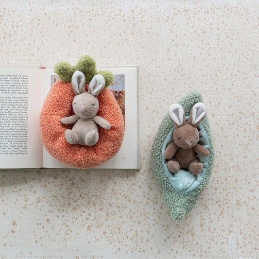 Sleepy Bunnies in Vegetable Beds
