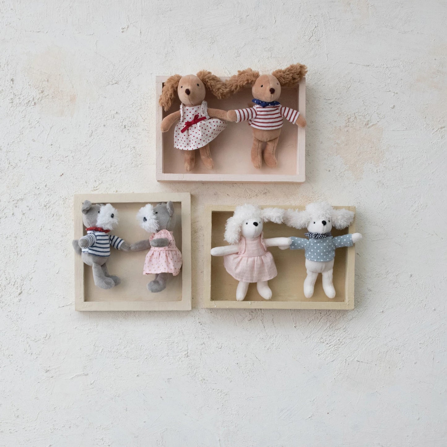 Plush Dogs in Clothes