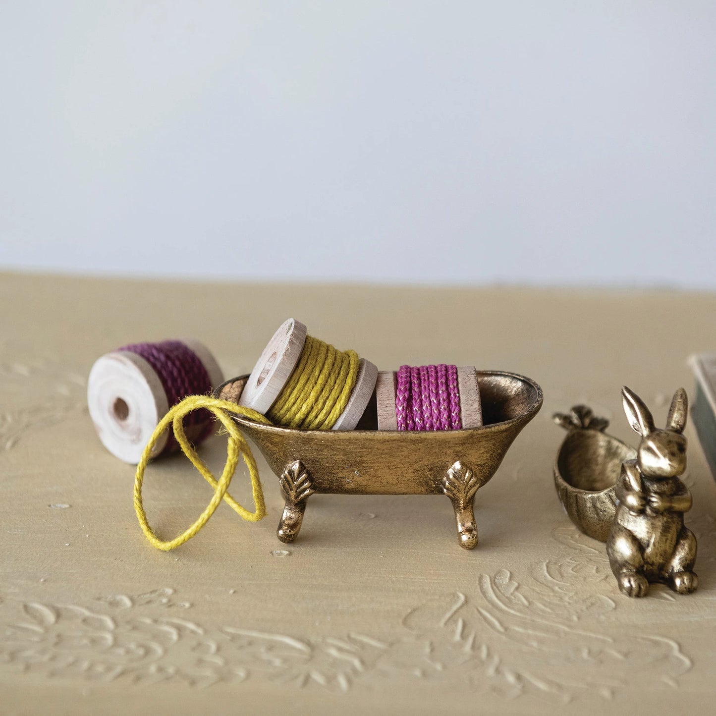 Decorative Pewter Bathtub Shaped Dish