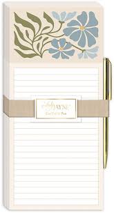 Floral Notepads w/ Pen