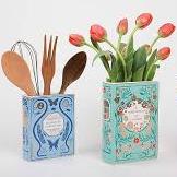 Bibliophile Ceramic Vases