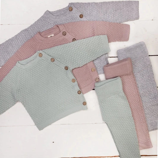 Noah Cotton Knit 2pc Shirt & Pants Set