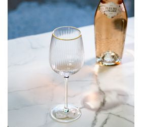 Gold Rim Glassware