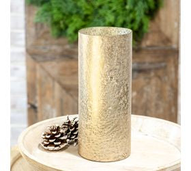 Gold Foil Glass Vase