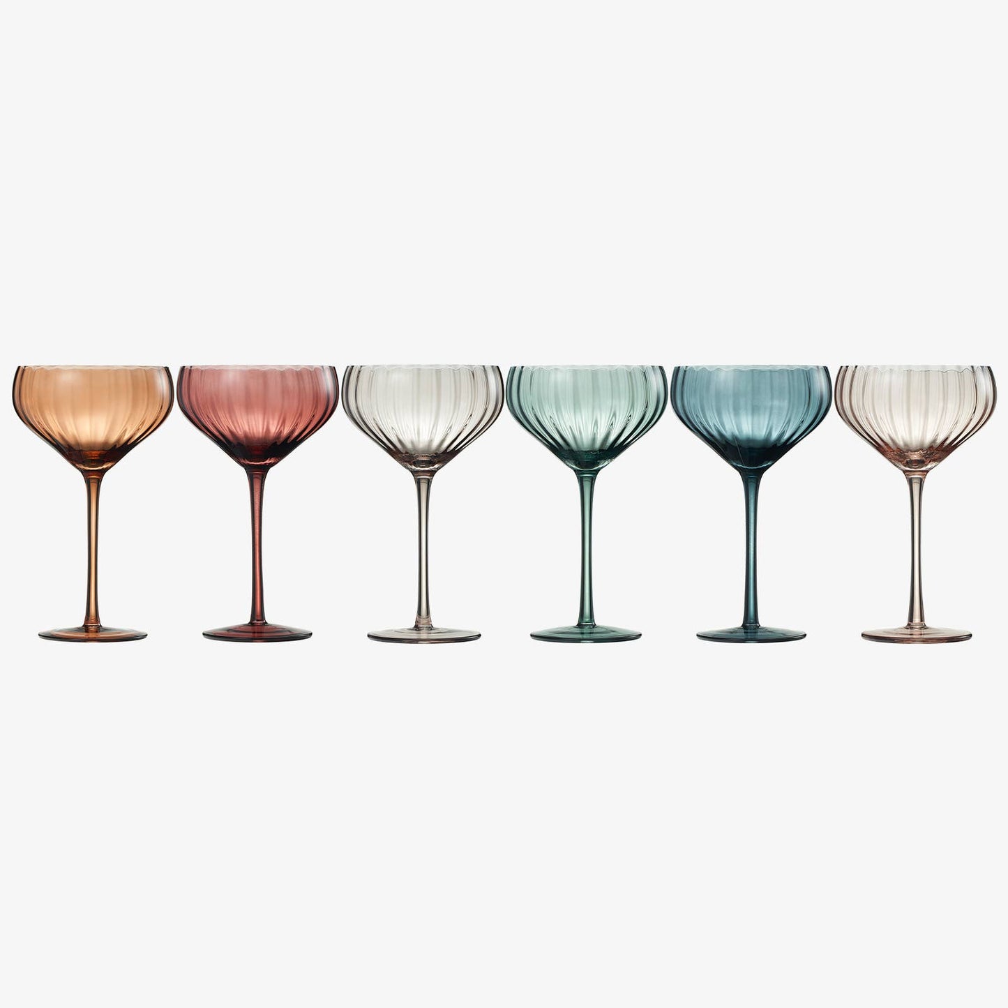 Vintage Tulip Shaped Coupe Glass