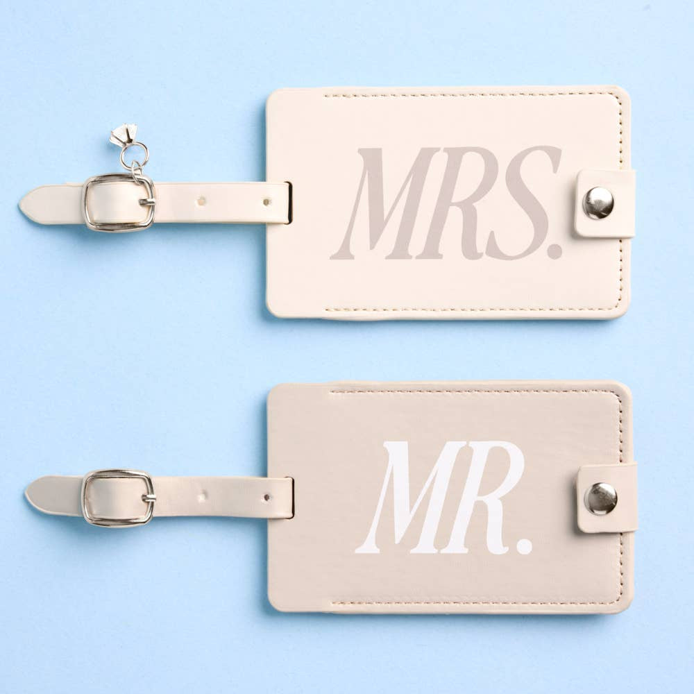 Mr And Mrs Luggage Tags