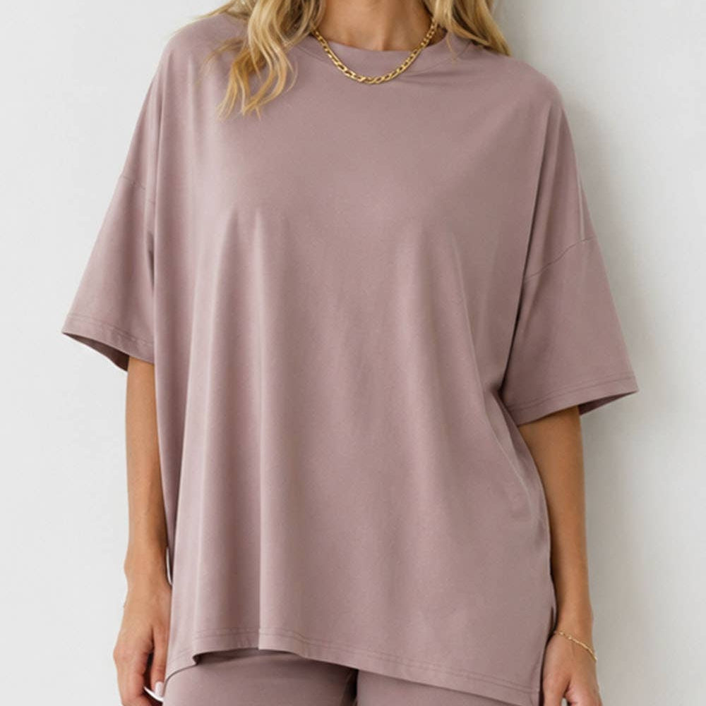 Solid Cozy Short Set