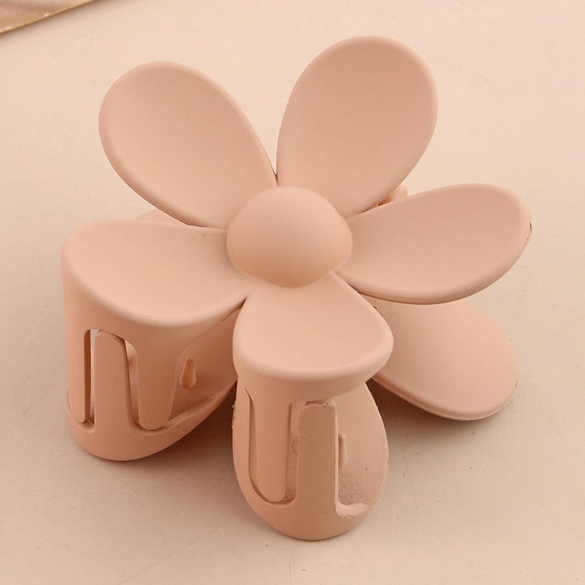 Matte Floral Claw Clips