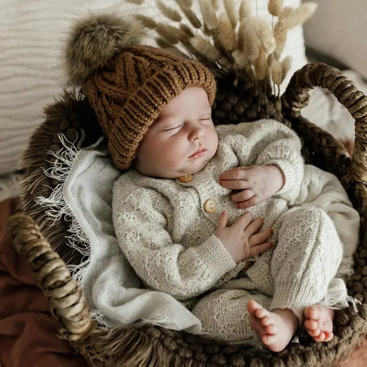 Knit Pom Beanies
