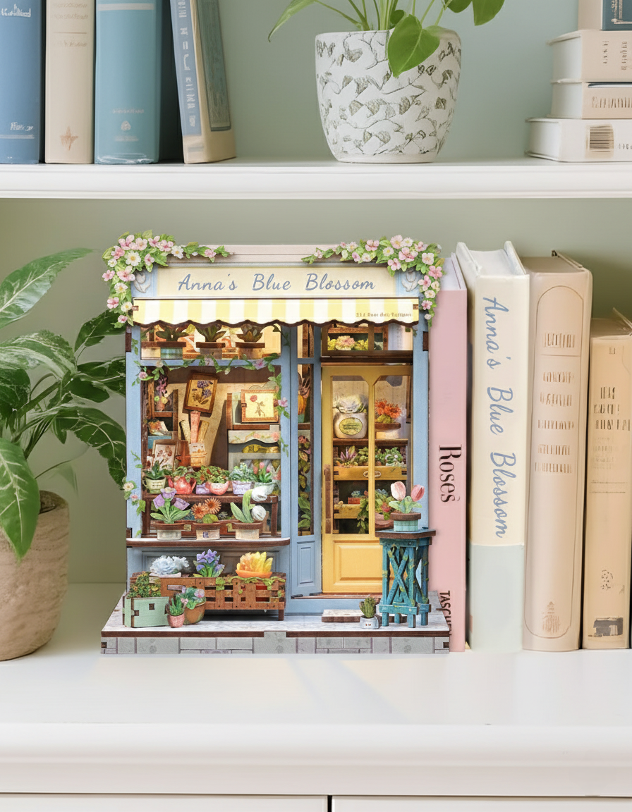 DIY Book Nook Kit: Anna‘s Blue Blossom