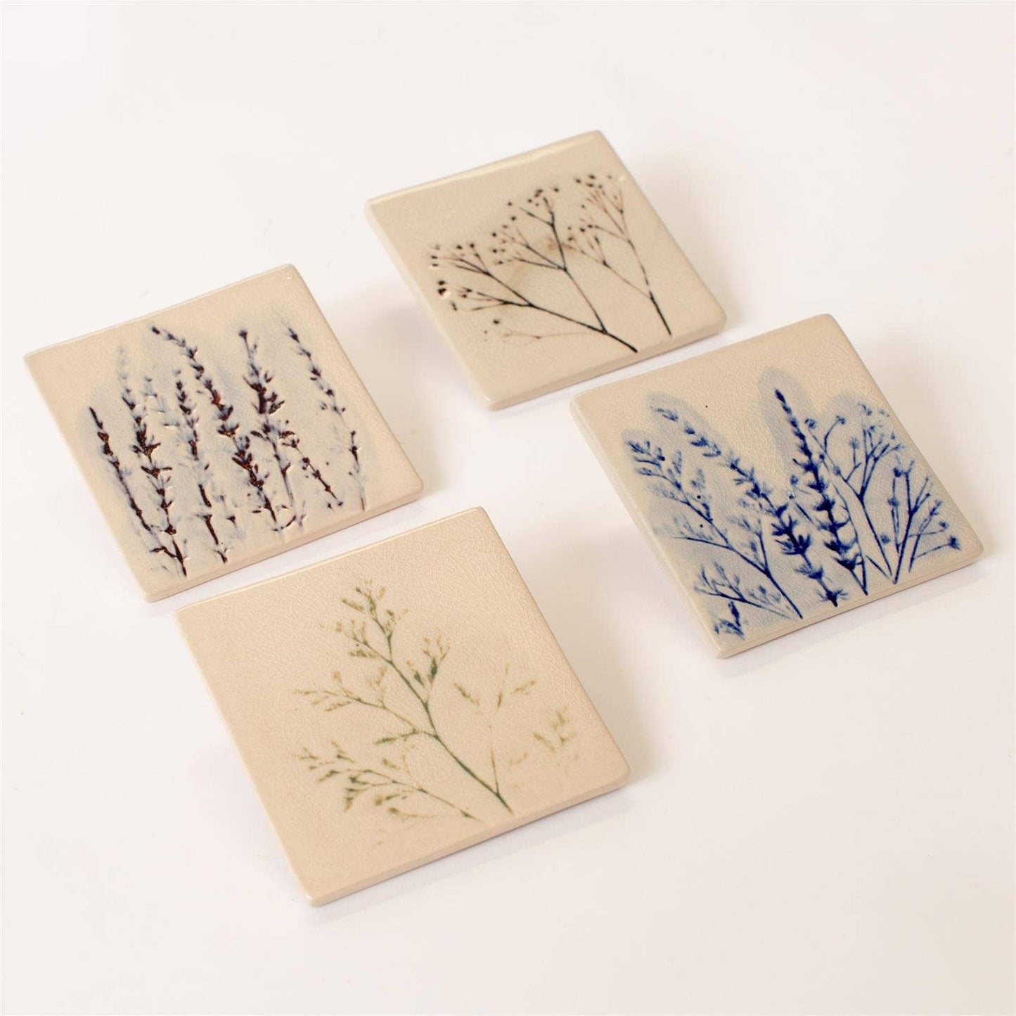 Pressed Wildflower Coasters