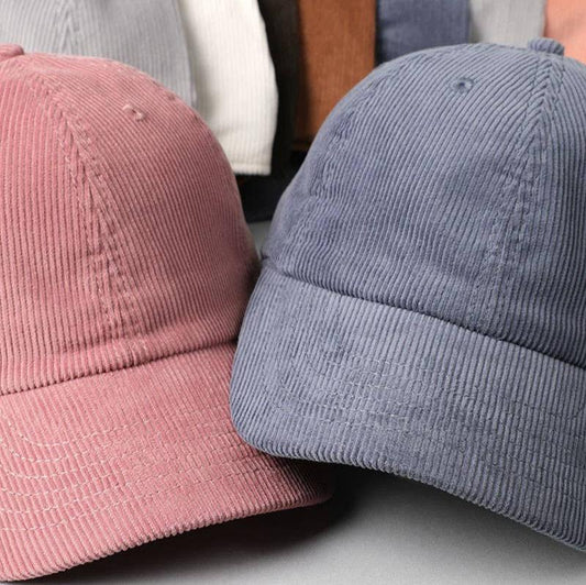 Corduroy Adjustable Baseball Cap