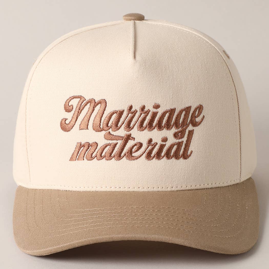 Marriage Material Two Tone Trucker Hat