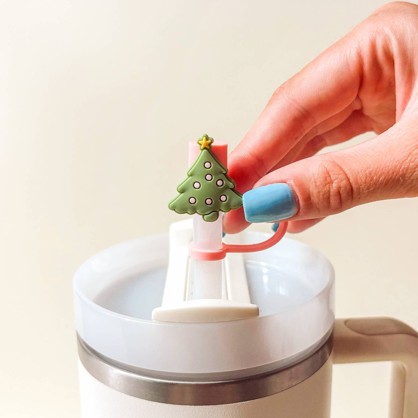 Christmas Straw Topper Sets