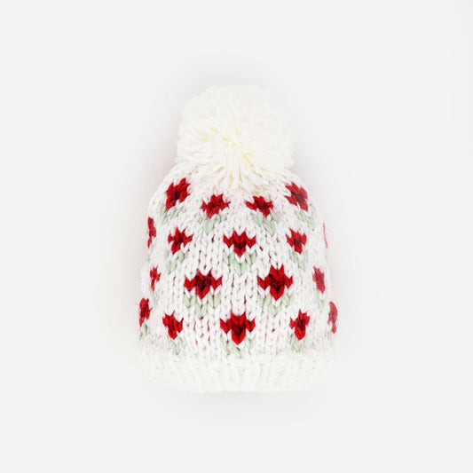 Bitty Blooms Holiday Baby Beanie