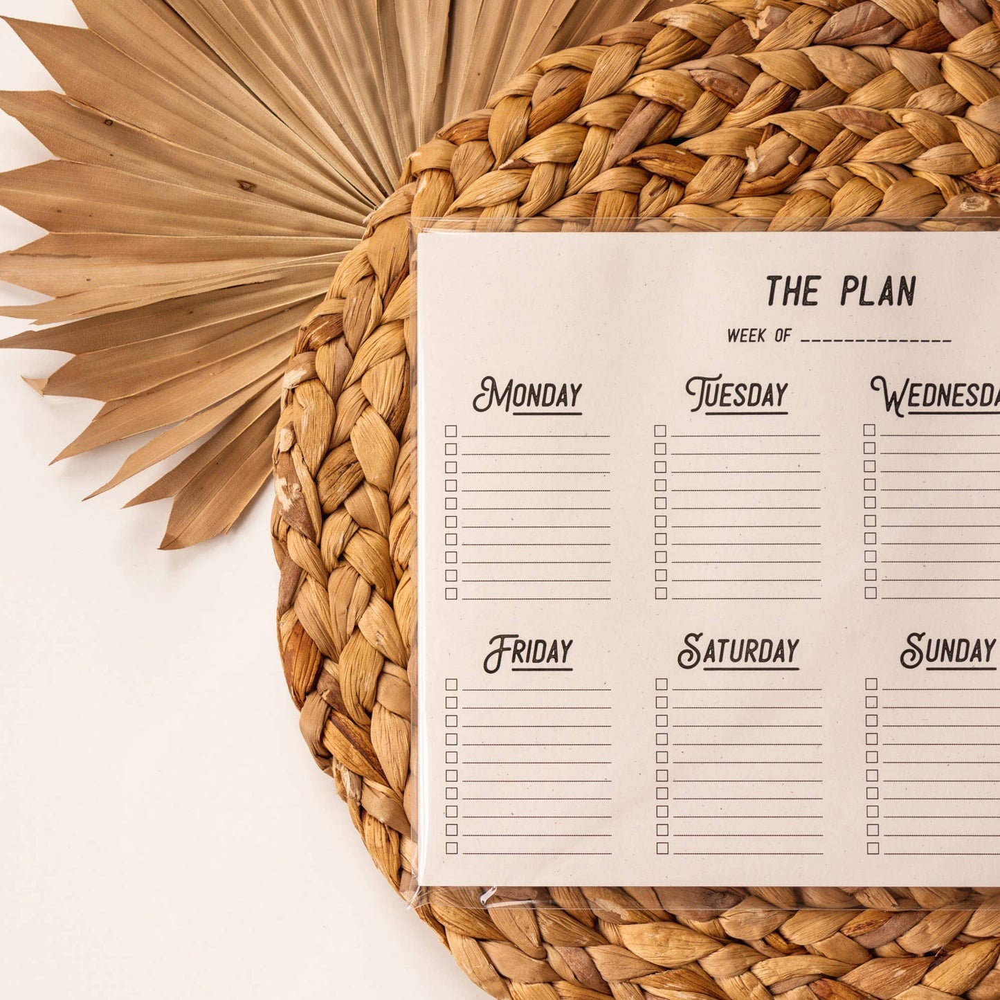 Weekly Planner Notepad